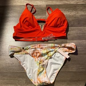 Victoria Secret Two Piece Swim Suit Size XL